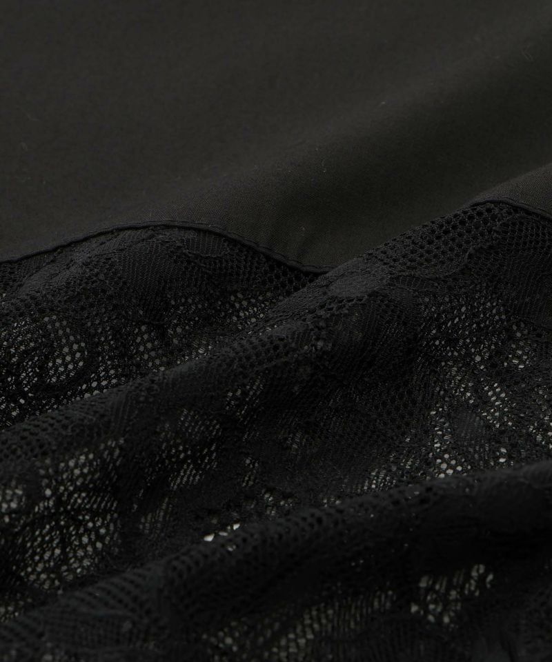 milli de l'air レースブロッキングバンドカラーシャツ レディース商品画像-18