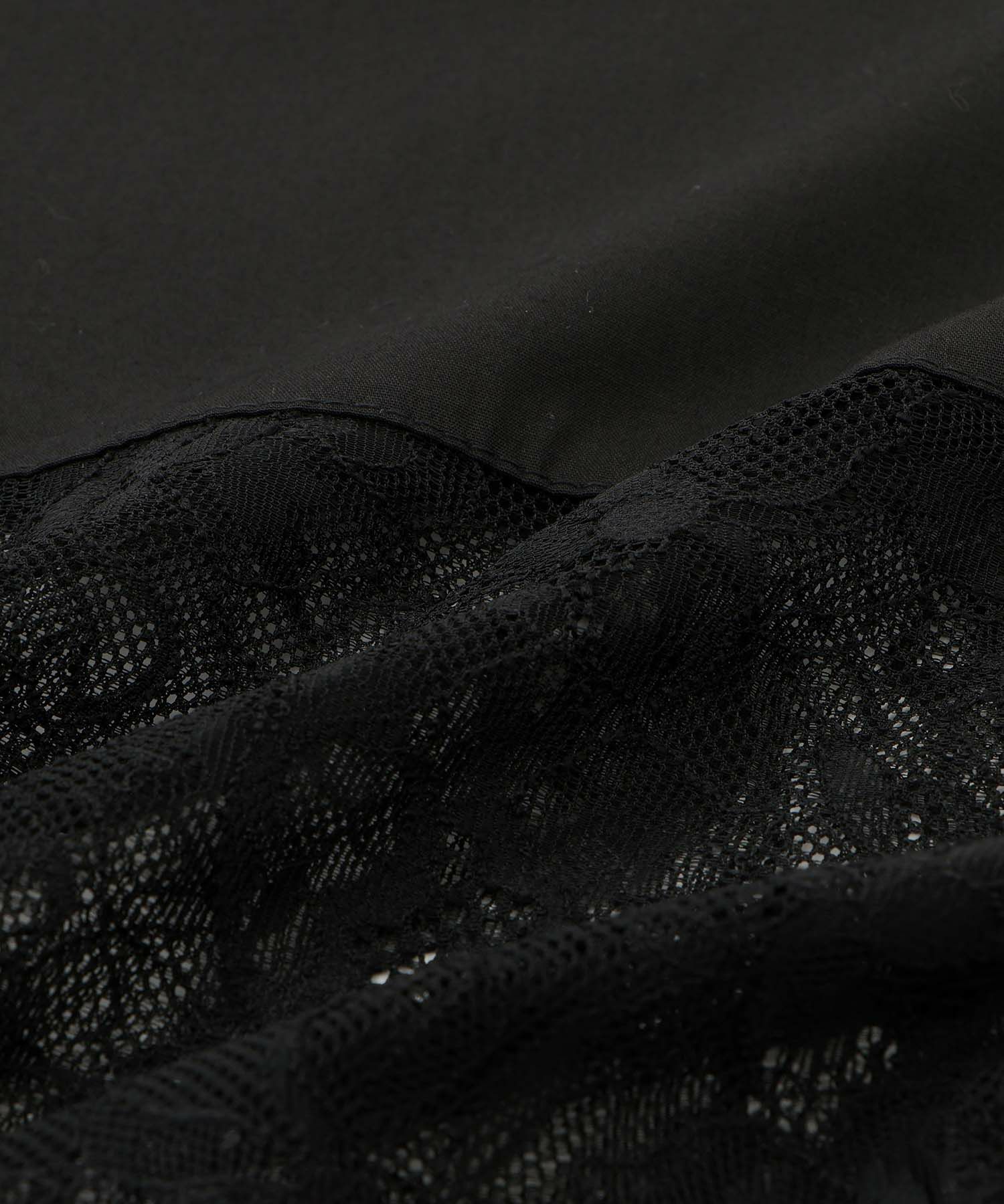 milli de l'air レースブロッキングバンドカラーシャツ レディース商品画像-18