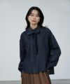 milli de l'air デニムボウタイシャツ レディース商品サムネイル-2