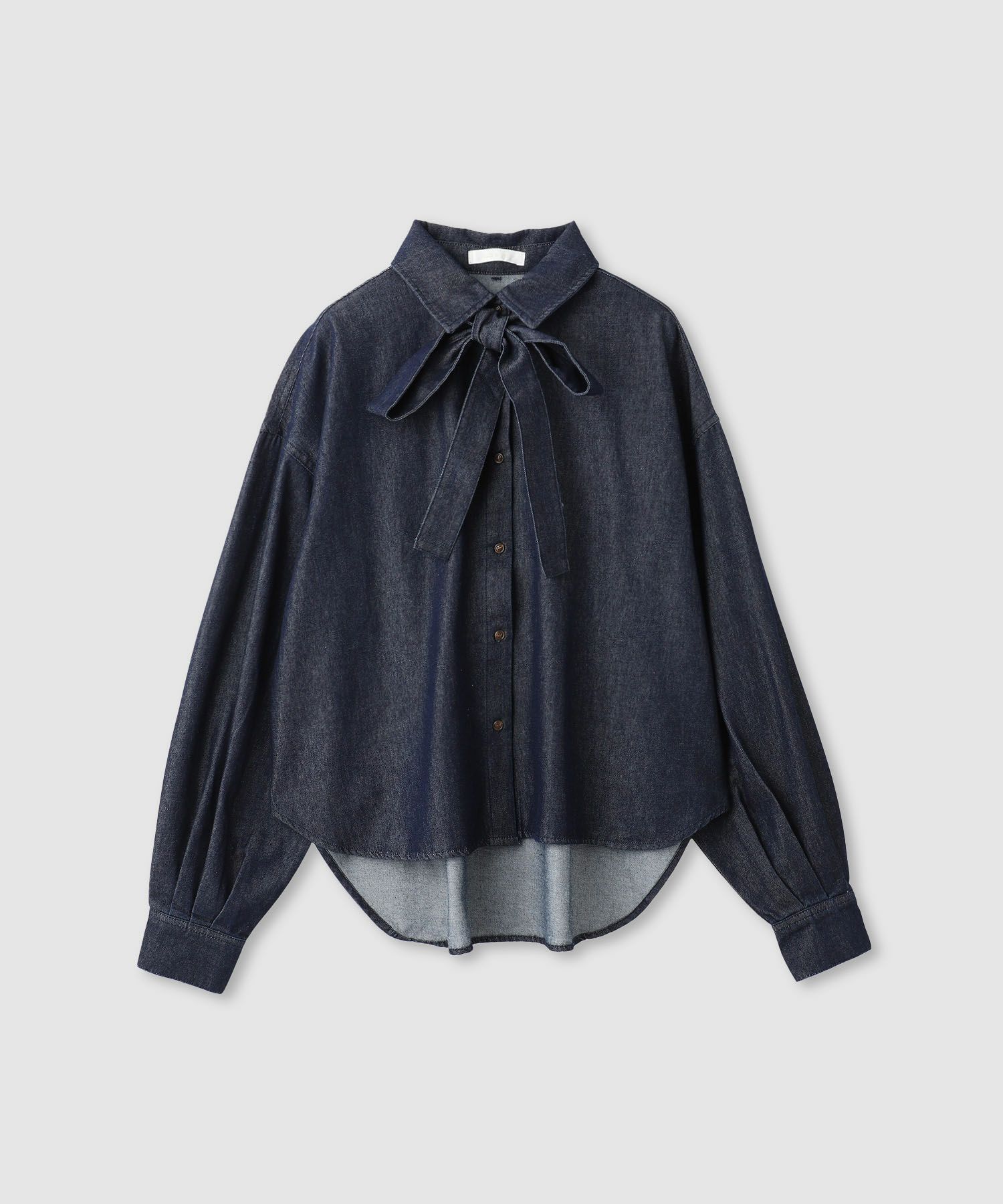 milli de l'air デニムボウタイシャツ レディース商品画像-15