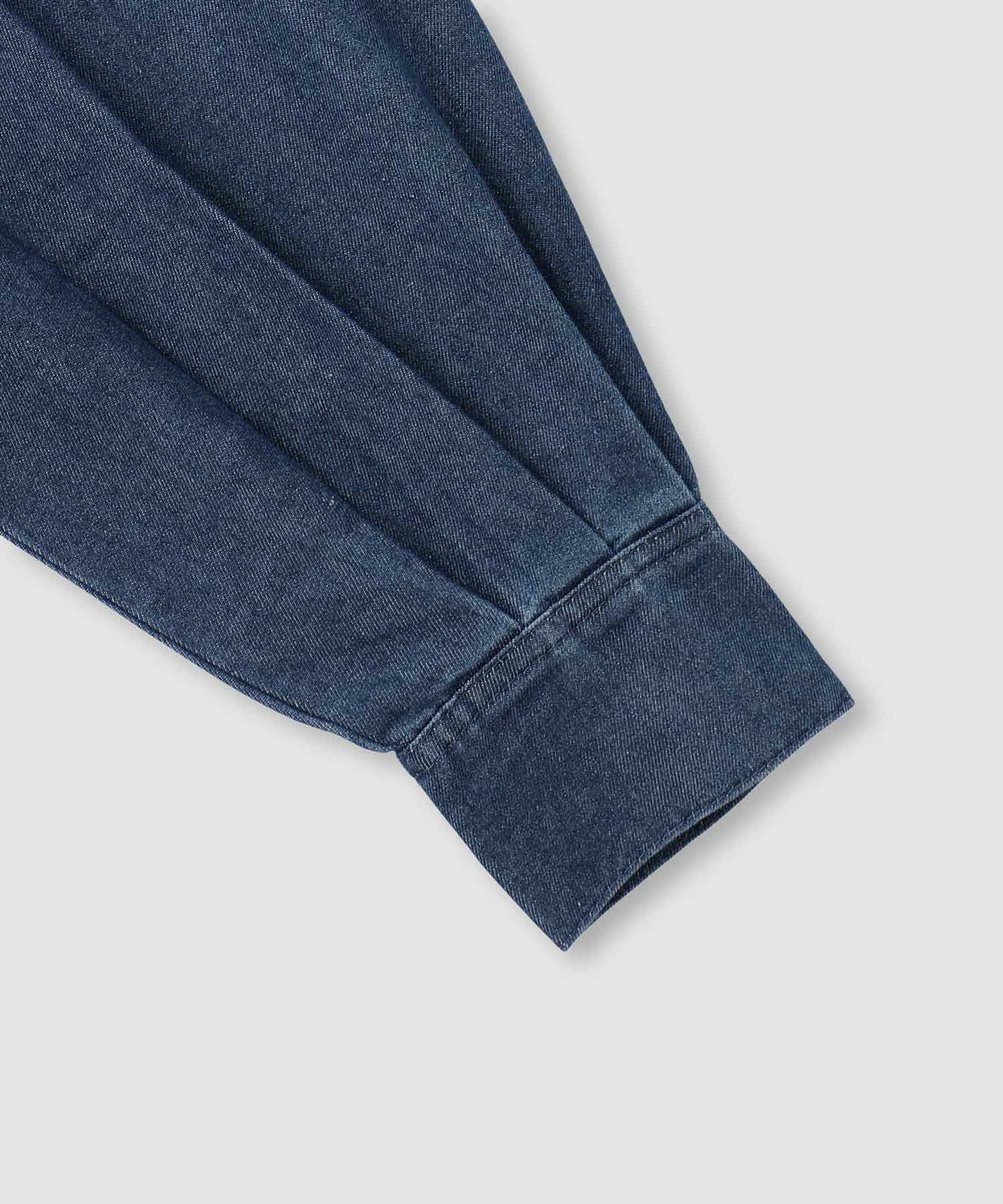 milli de l'air デニムボウタイシャツ レディース