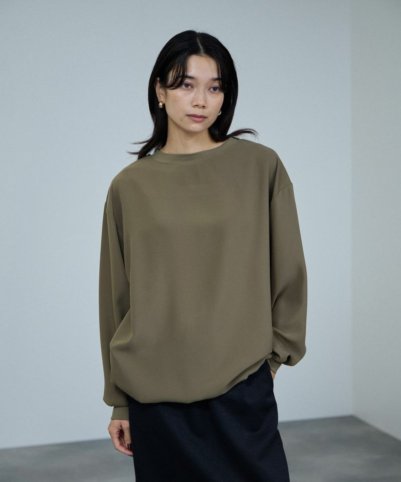 [値下げ]milli de l'air オーバーサイズブラウジングTブラウス レディース商品画像-1