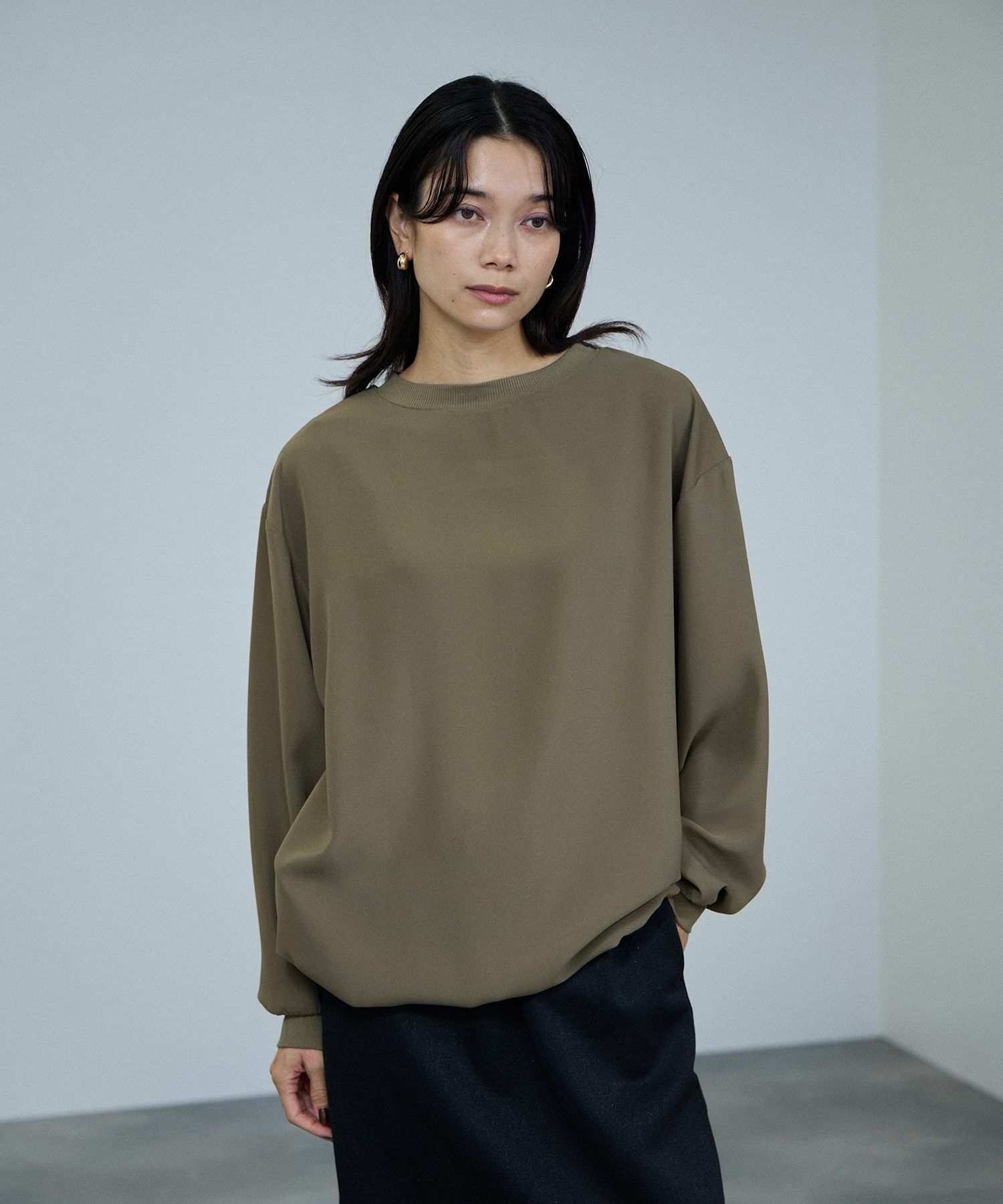 milli de l'air オーバーサイズブラウジングTブラウス レディース商品画像-1