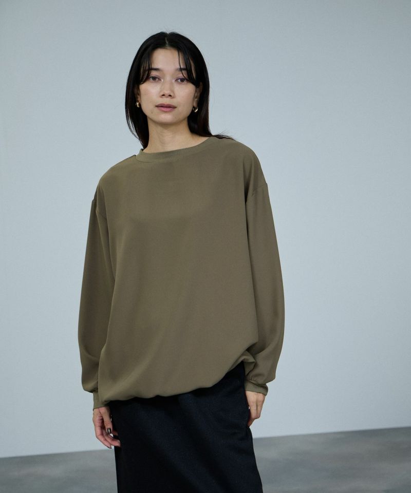 milli de l'air オーバーサイズブラウジングTブラウス レディース商品画像-4