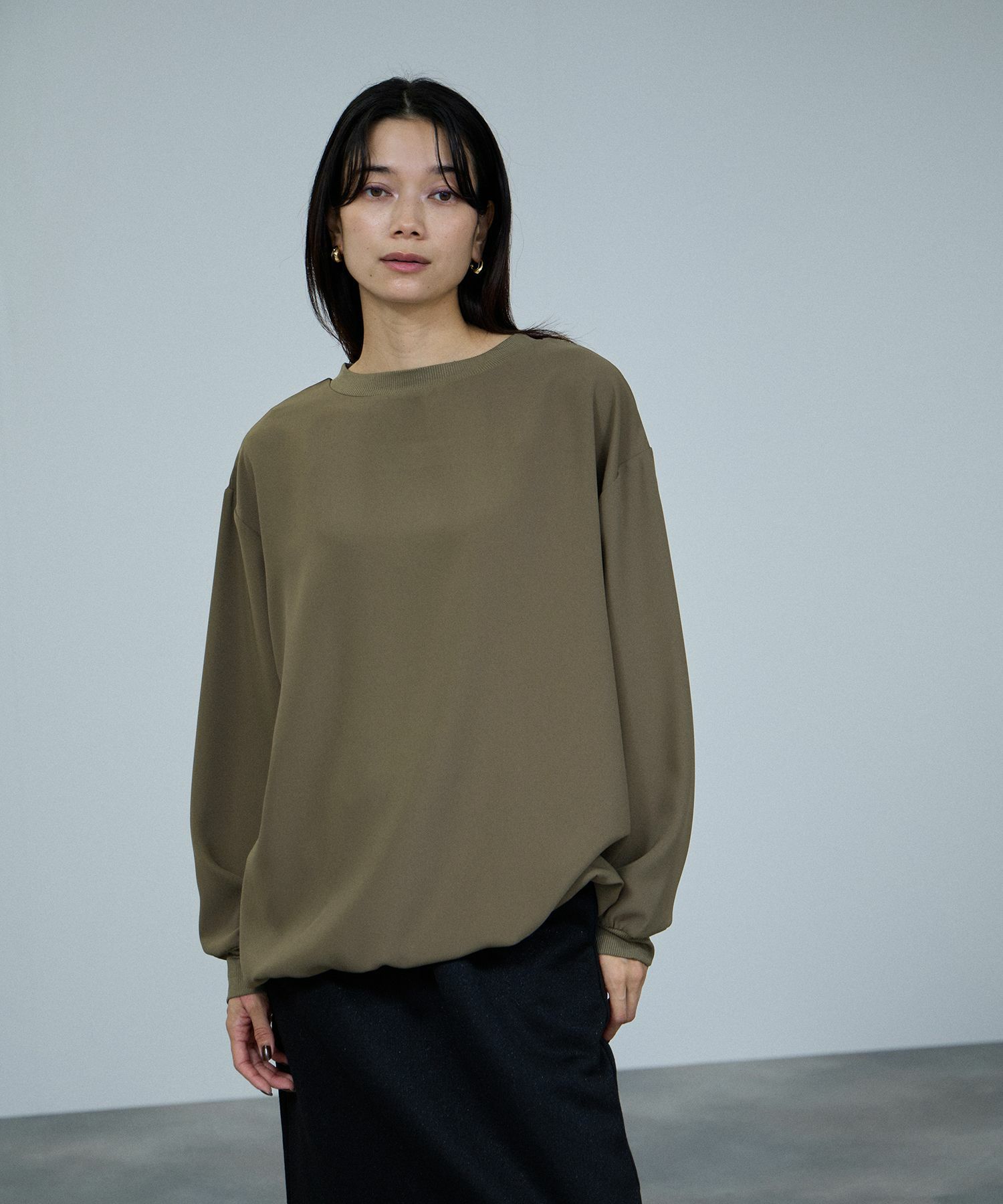 milli de l'air オーバーサイズブラウジングTブラウス レディース商品サムネイル-4