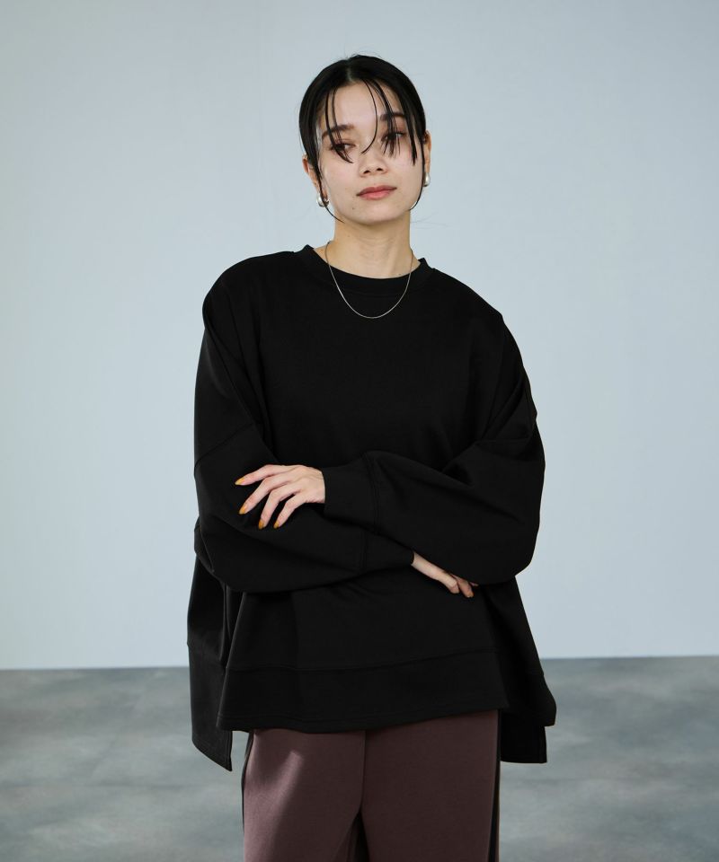 milli de l'air AIRier ダンボール素材ボクシーカットソー レディース メール便 対応商品商品画像-2