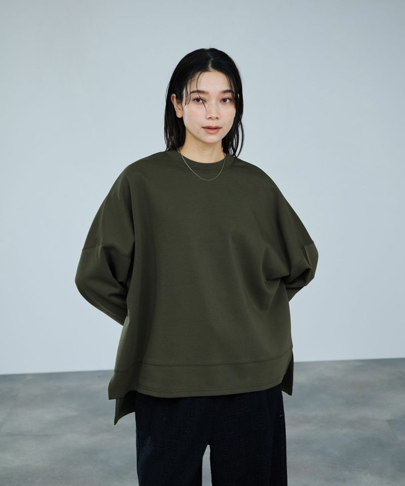 milli de l'air AIRier ダンボール素材ボクシーカットソー レディース メール便 対応商品商品画像-3