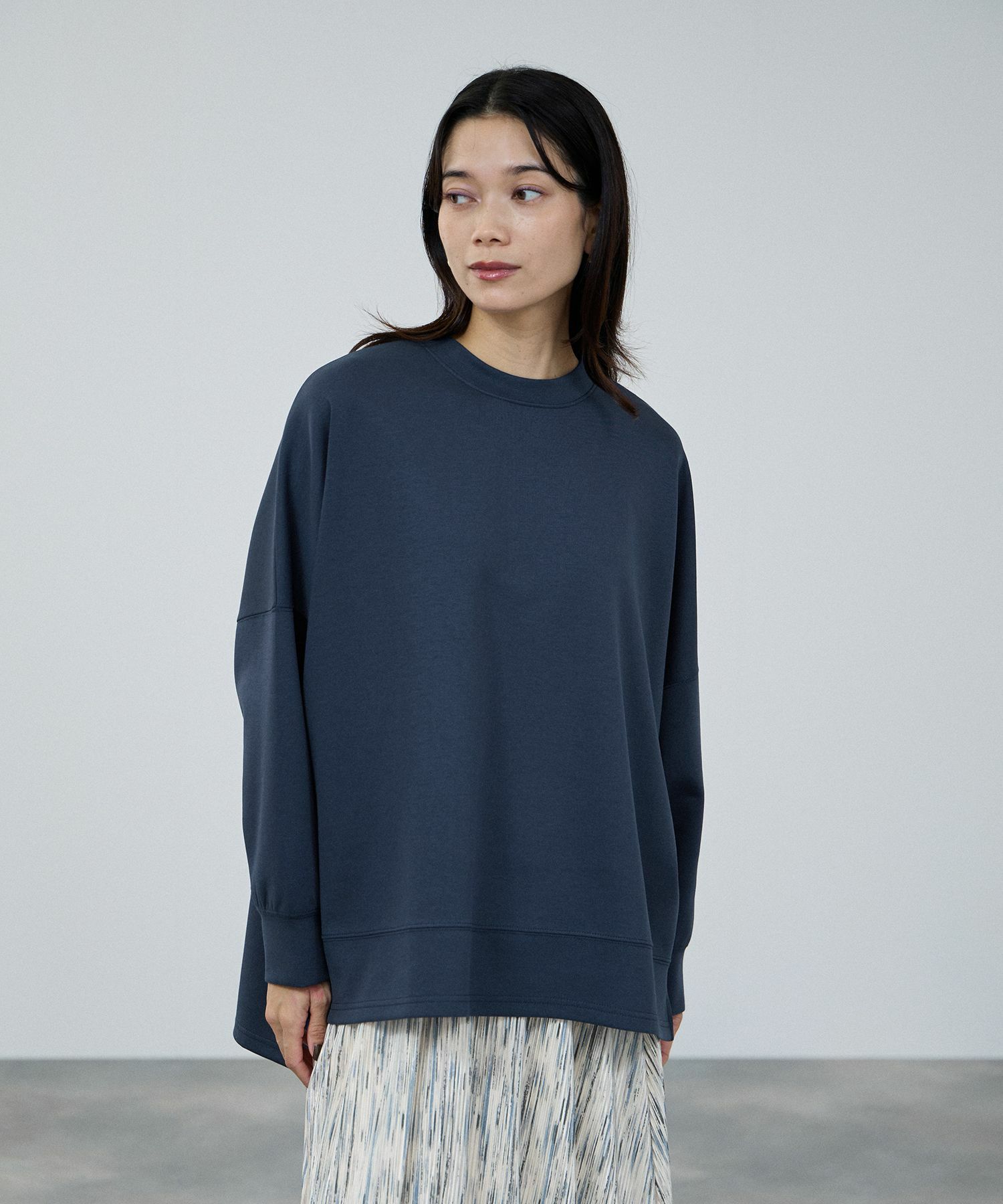 milli de l'air AIRier ダンボール素材ボクシーカットソー レディース メール便 対応商品