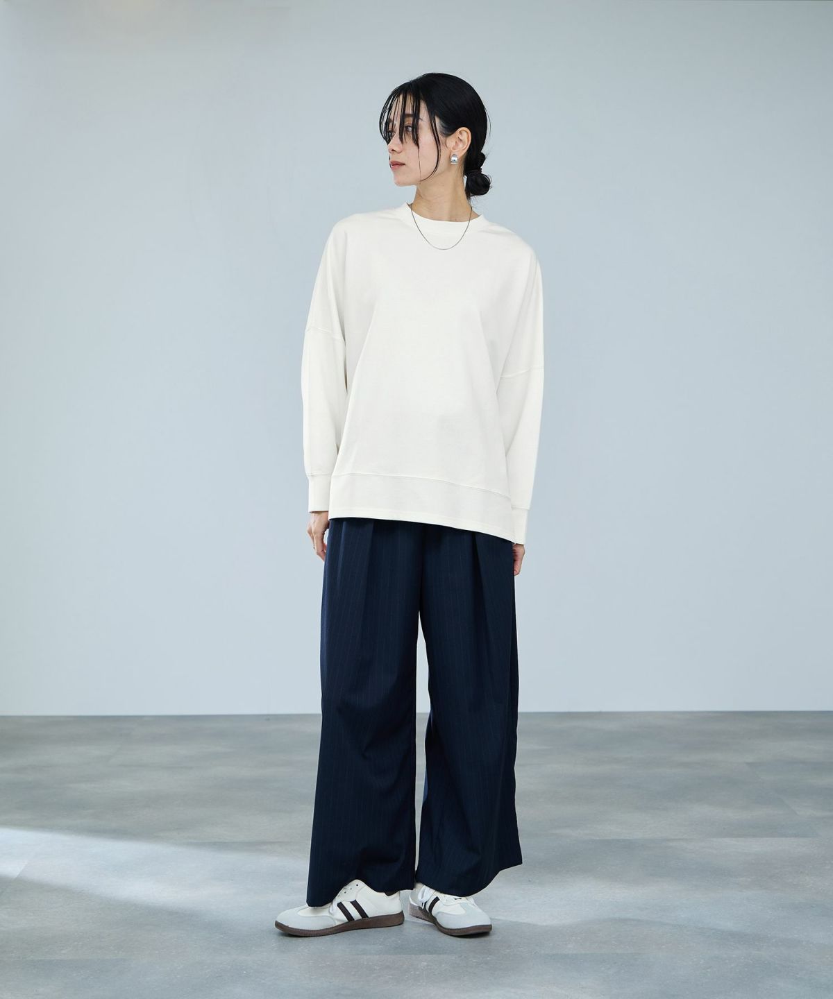 milli de l'air AIRier ダンボール素材ボクシーカットソー レディース メール便 対応商品