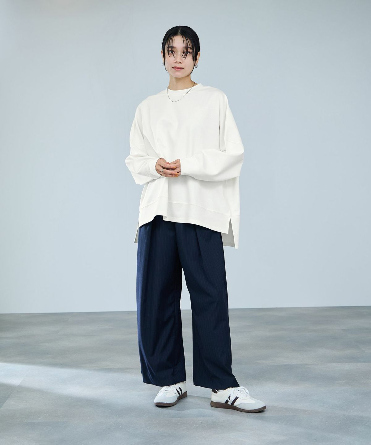 milli de l'air AIRier ダンボール素材ボクシーカットソー レディース メール便 対応商品