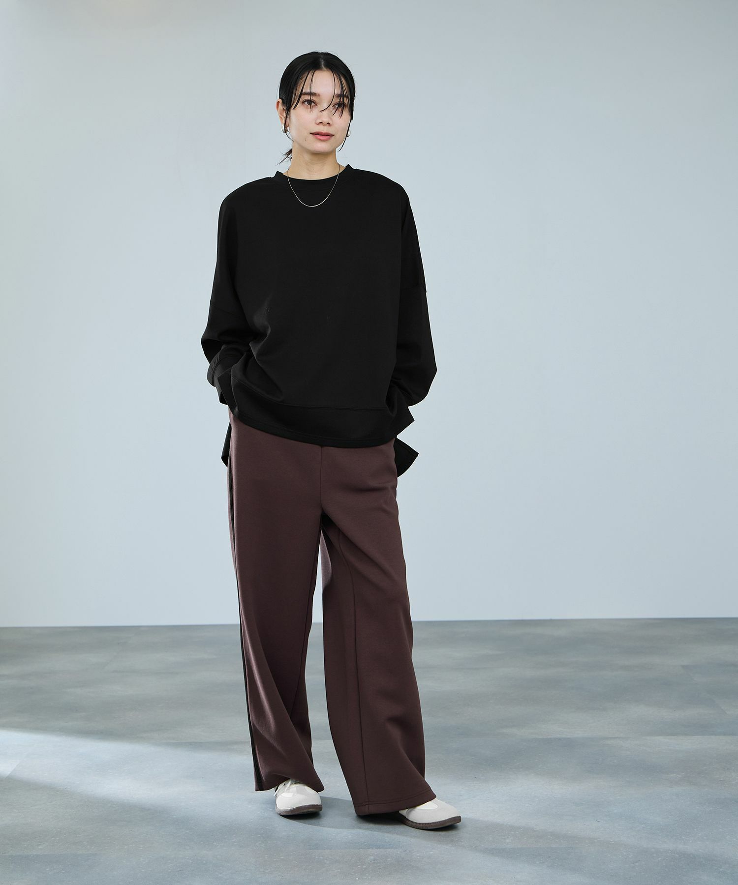 milli de l'air AIRier ダンボール素材ボクシーカットソー レディース メール便 対応商品