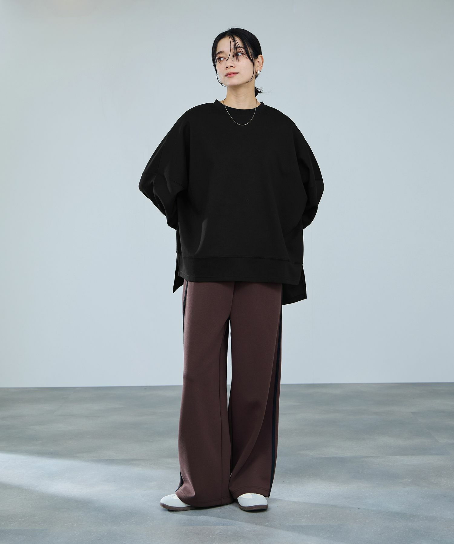 milli de l'air AIRier ダンボール素材ボクシーカットソー レディース メール便 対応商品商品画像-11