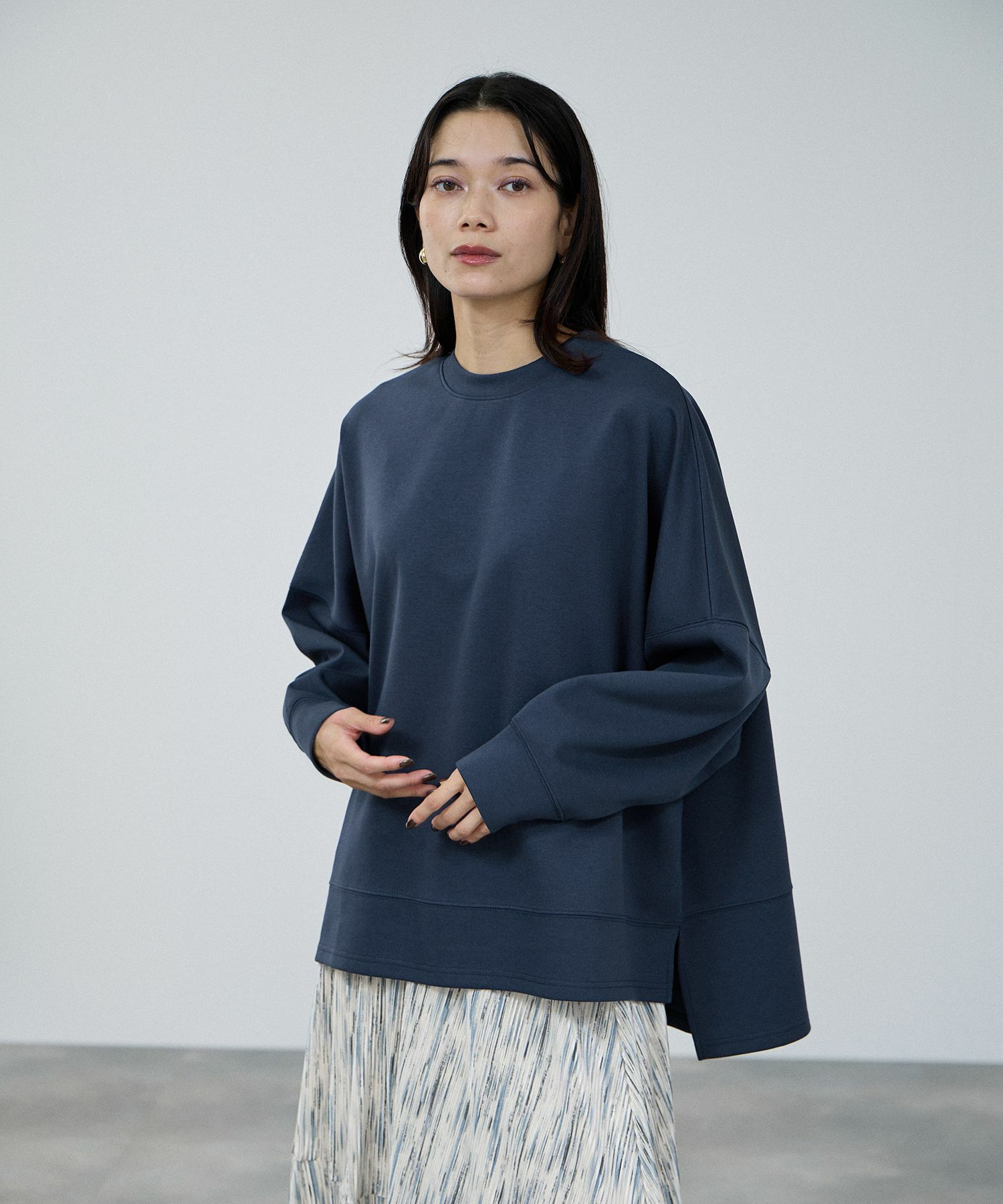 milli de l'air AIRier ダンボール素材ボクシーカットソー レディース メール便 対応商品