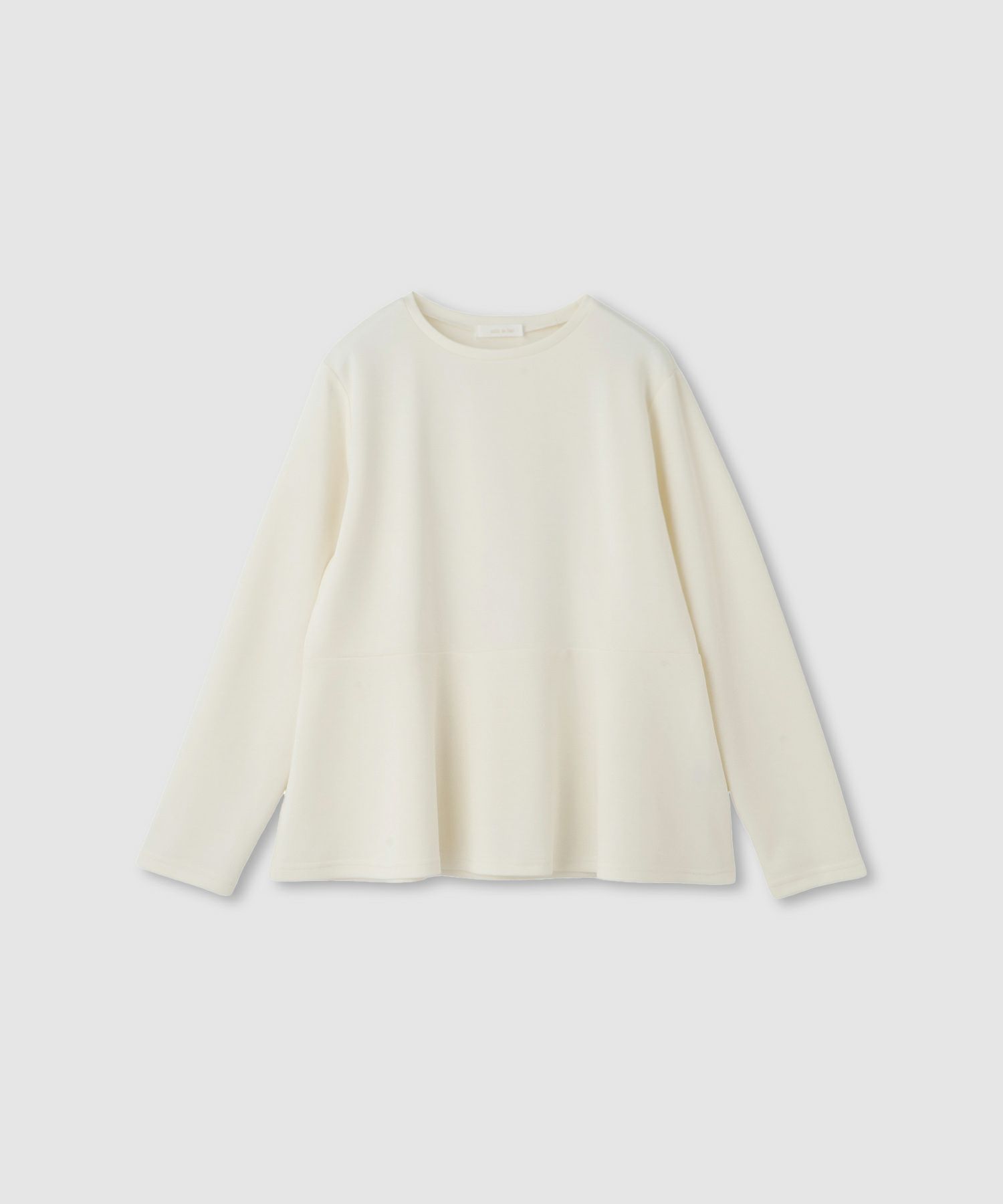 milli de l'air ピーチスムースペプラムカットソー レディース メール便 対応商品商品画像-19