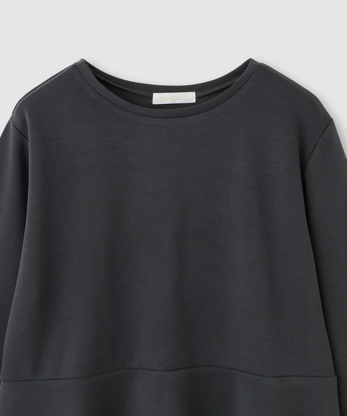 milli de l'air ピーチスムースペプラムカットソー レディース メール便 対応商品