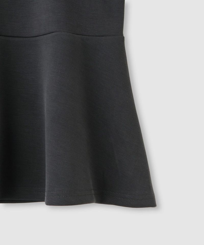 milli de l'air ピーチスムースペプラムカットソー レディース メール便 対応商品商品画像-24