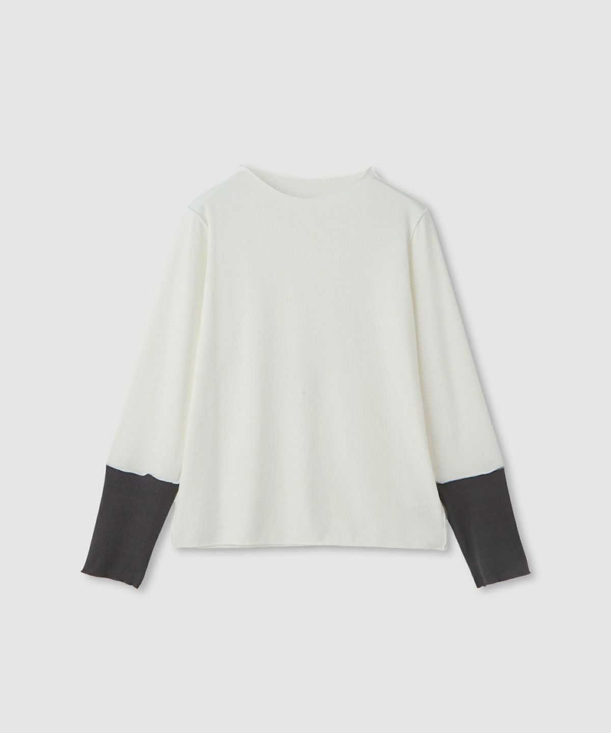 milli de l'air 配色カフプリーツカットソー レディース メール便 対応商品