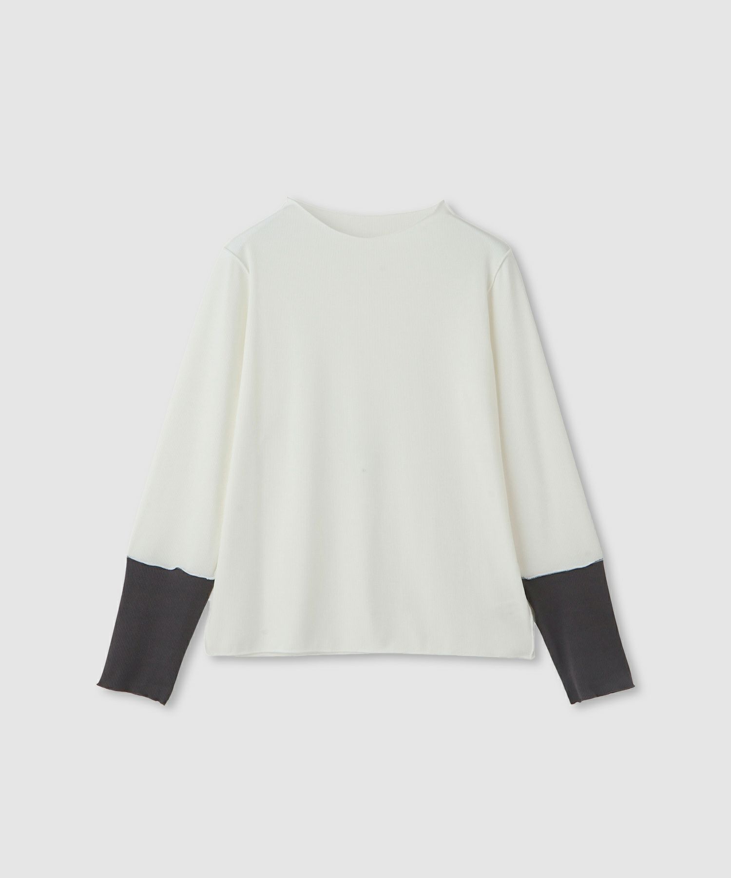 [値下げ]milli de l'air 配色カフプリーツカットソー レディース メール便 対応商品商品サムネイル-21