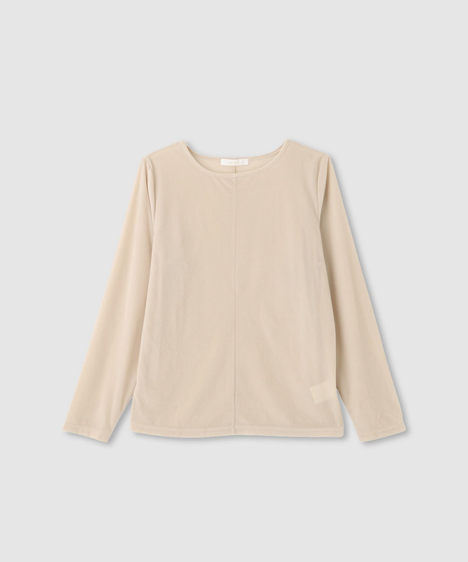 [値下げ]milli de l'air ベロアセンターシームカットソー レディース メール便 対応商品商品サムネイル-2