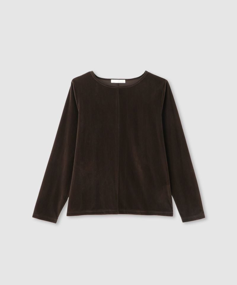 milli de l'air ベロアセンターシームカットソー レディース メール便 対応商品商品画像-16