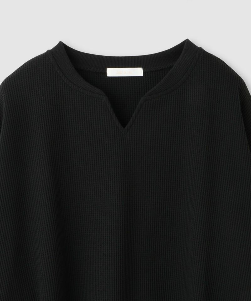 milli de l'air ワッフルキーネックカットソー レディース メール便 対応商品商品画像-23