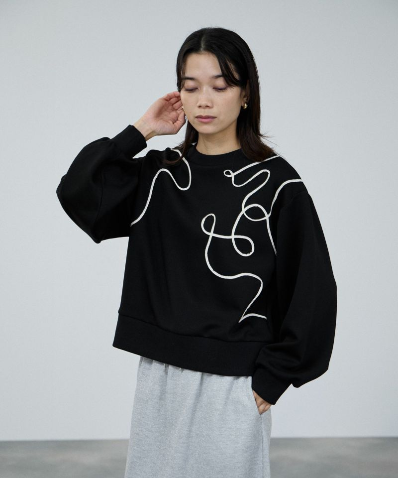 milli de l'air AIRier コードアートスウェット レディース商品画像-1