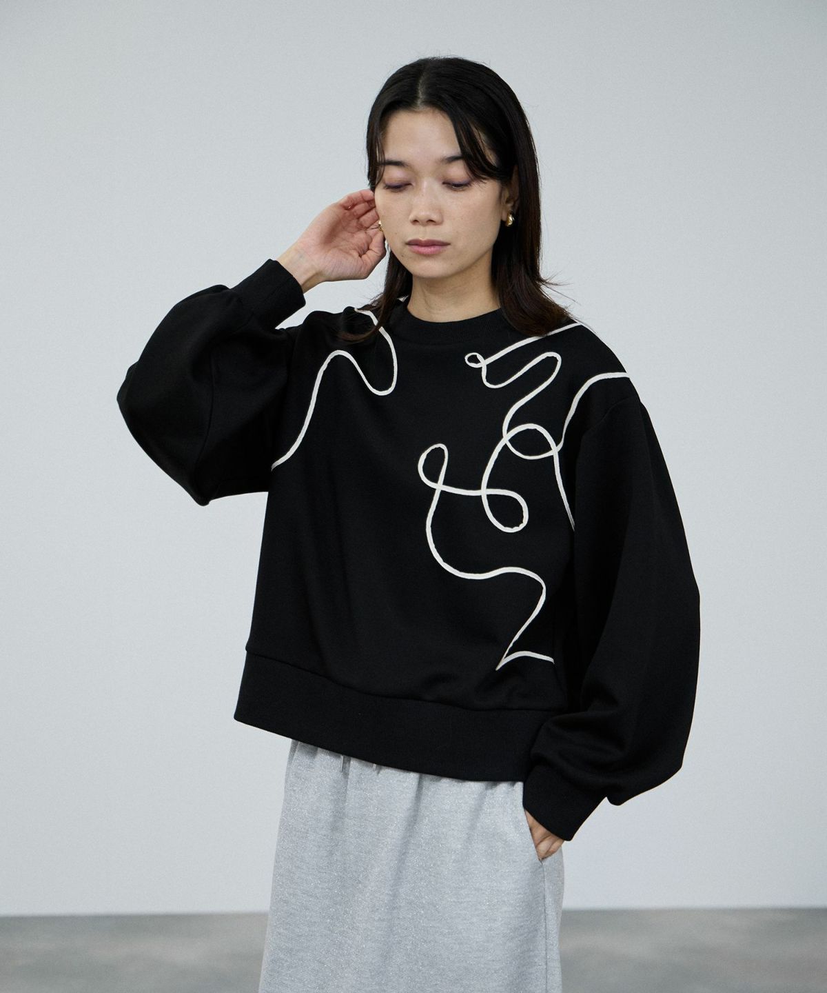 milli de l'air AIRier コードアートスウェット レディース