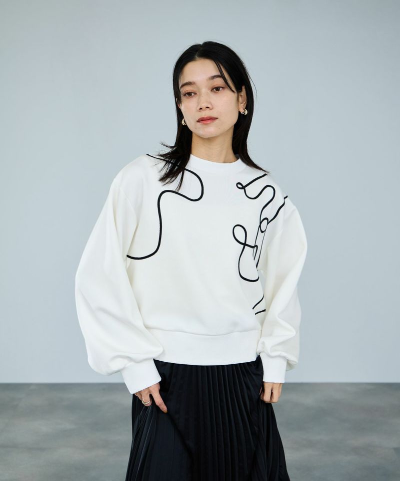 milli de l'air AIRier コードアートスウェット レディース商品画像-2