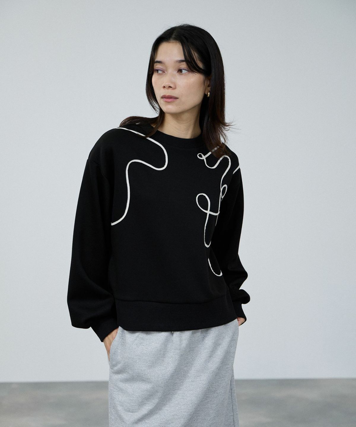 milli de l'air AIRier コードアートスウェット レディース