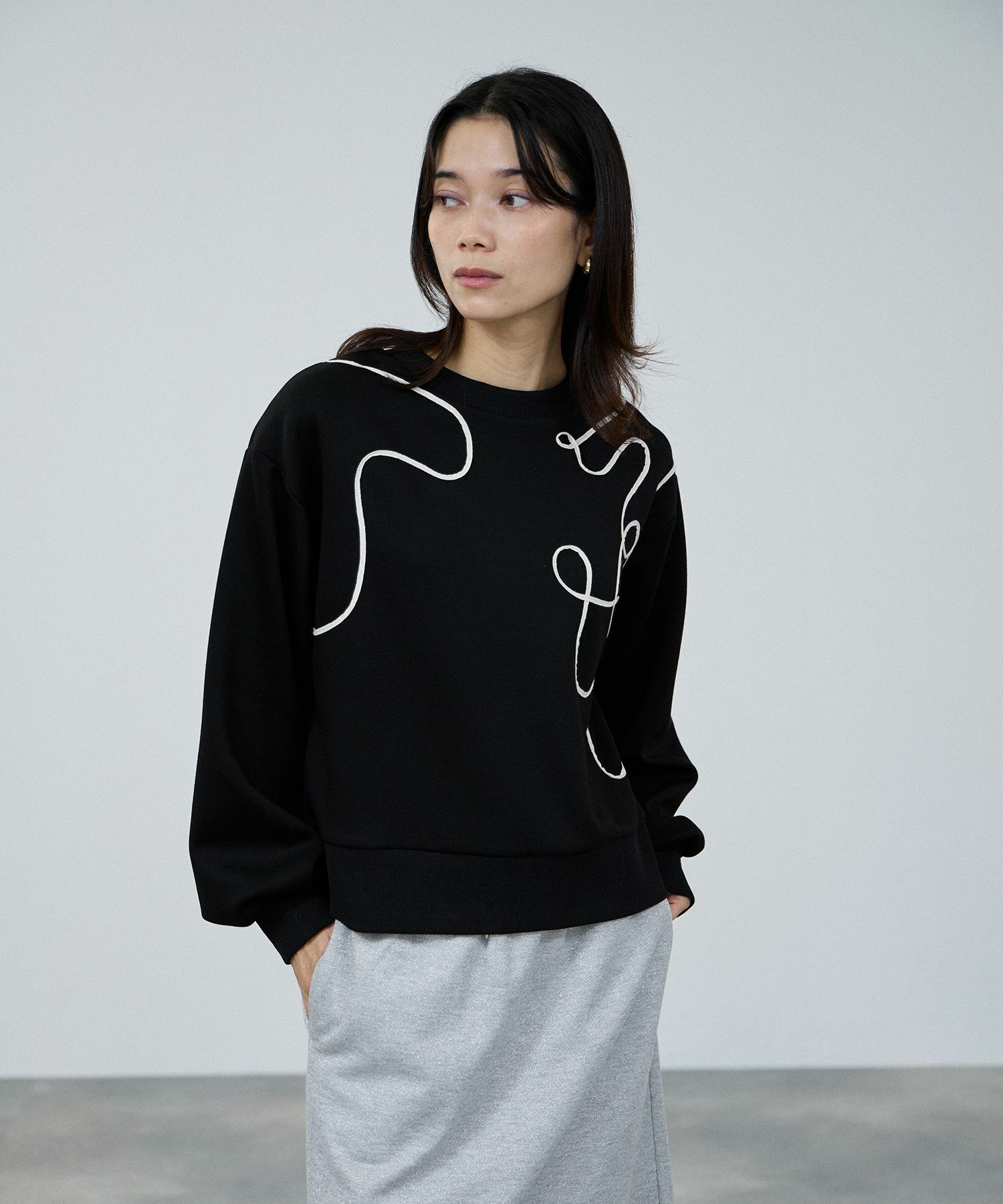 milli de l'air AIRier コードアートスウェット レディース