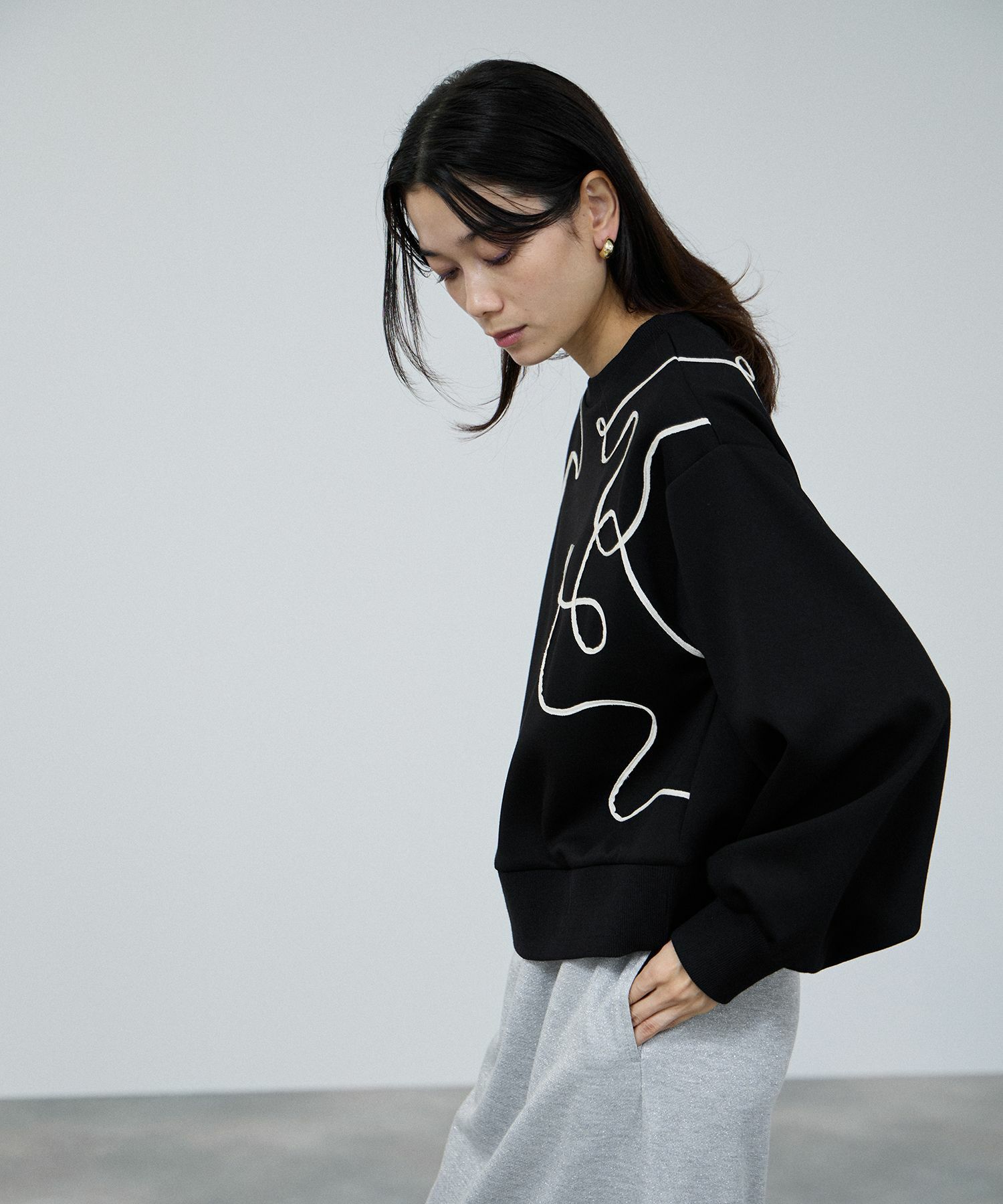 milli de l'air AIRier コードアートスウェット レディース商品サムネイル-5