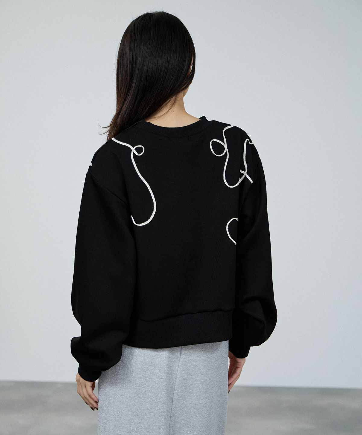 milli de l'air AIRier コードアートスウェット レディース