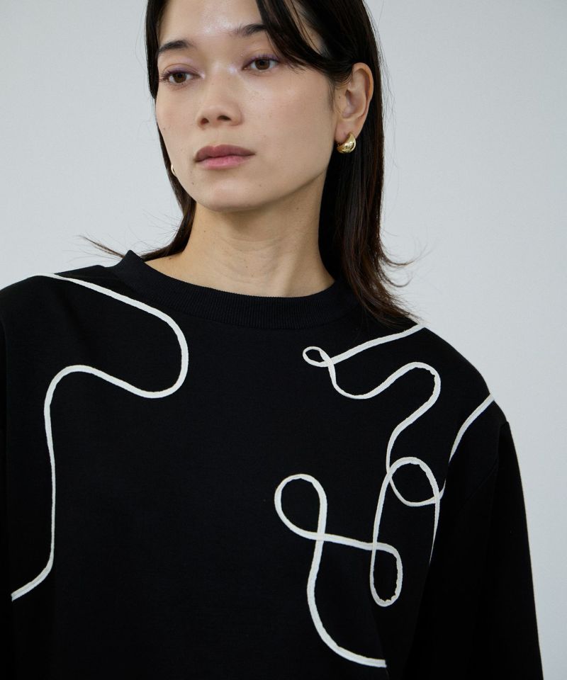 milli de l'air AIRier コードアートスウェット レディース商品画像-7