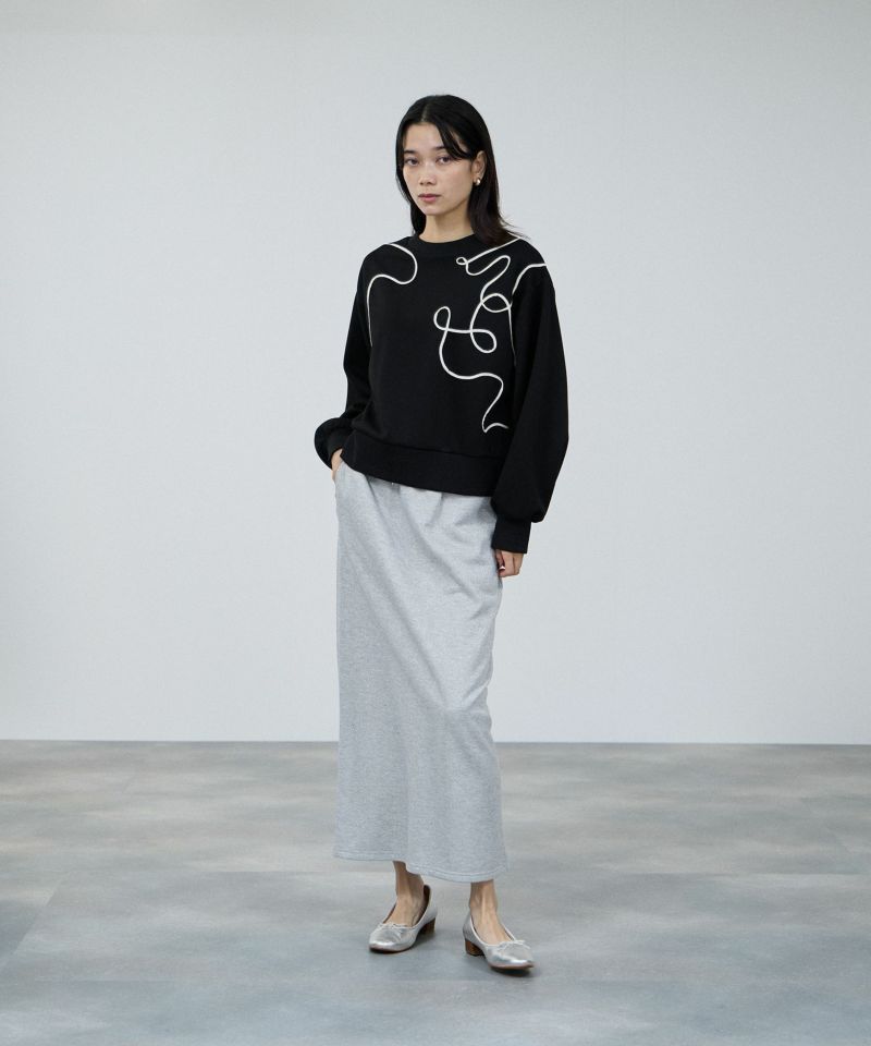 milli de l'air AIRier コードアートスウェット レディース商品画像-8