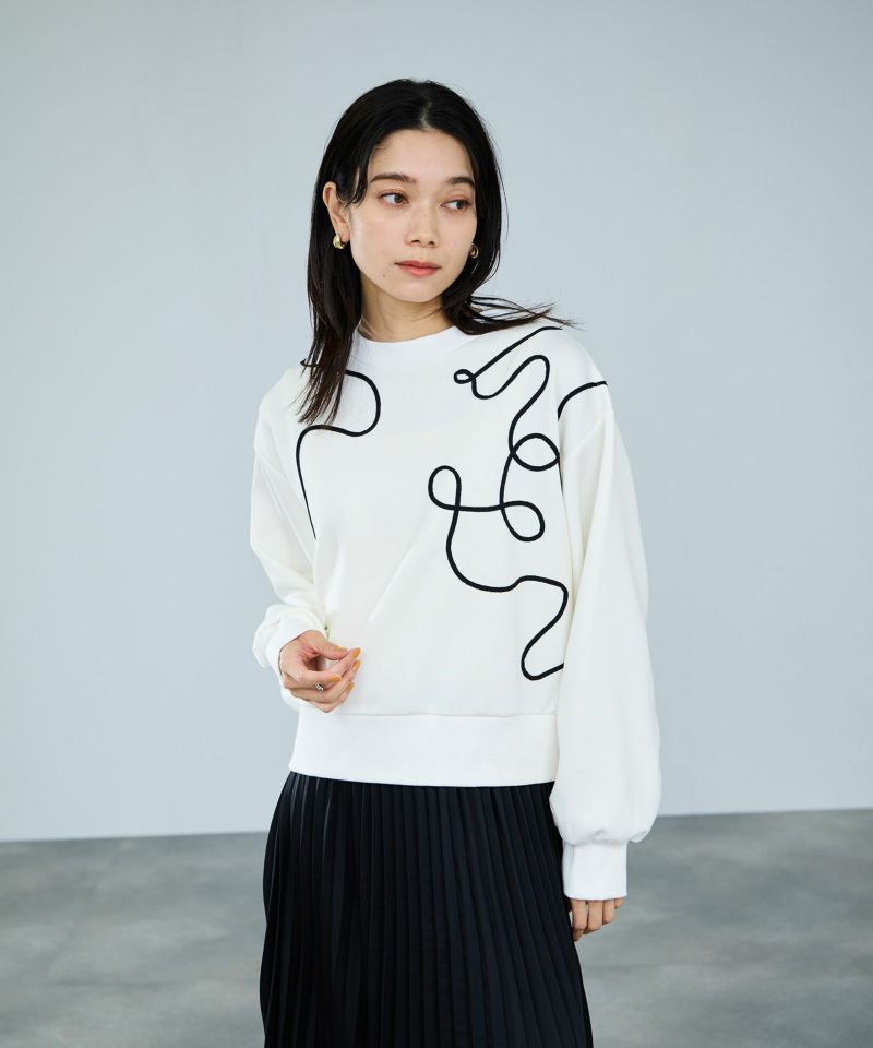 milli de l'air AIRier コードアートスウェット レディース商品画像-10