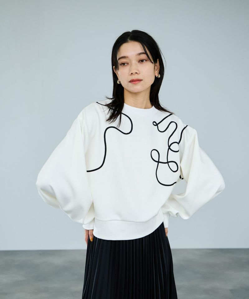 milli de l'air AIRier コードアートスウェット レディース商品画像-11