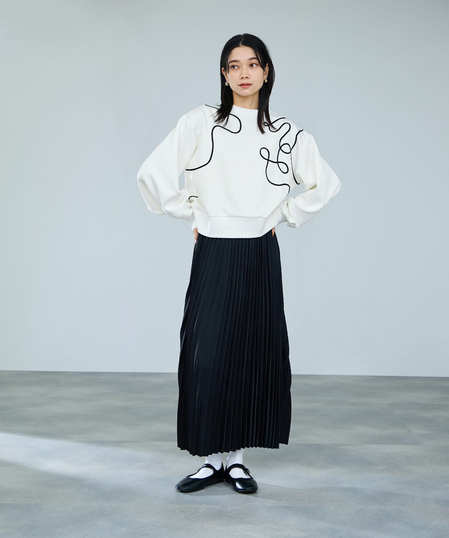 milli de l'air AIRier コードアートスウェット レディース