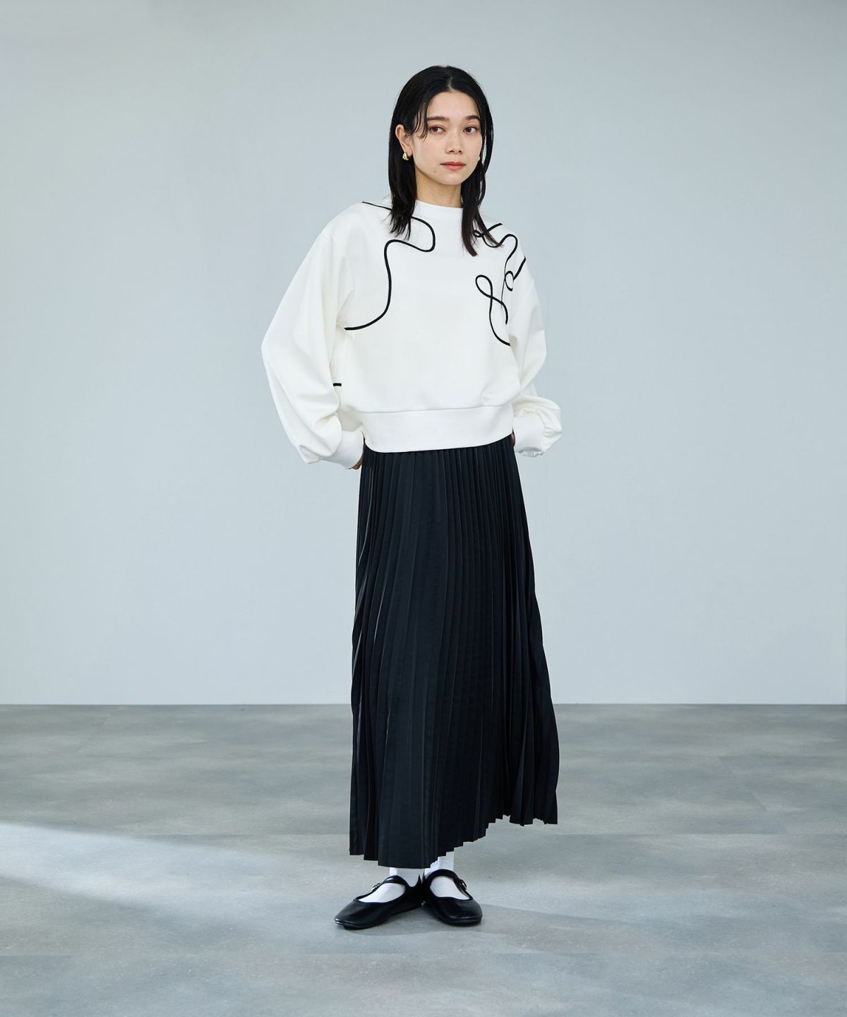 milli de l'air AIRier コードアートスウェット レディース