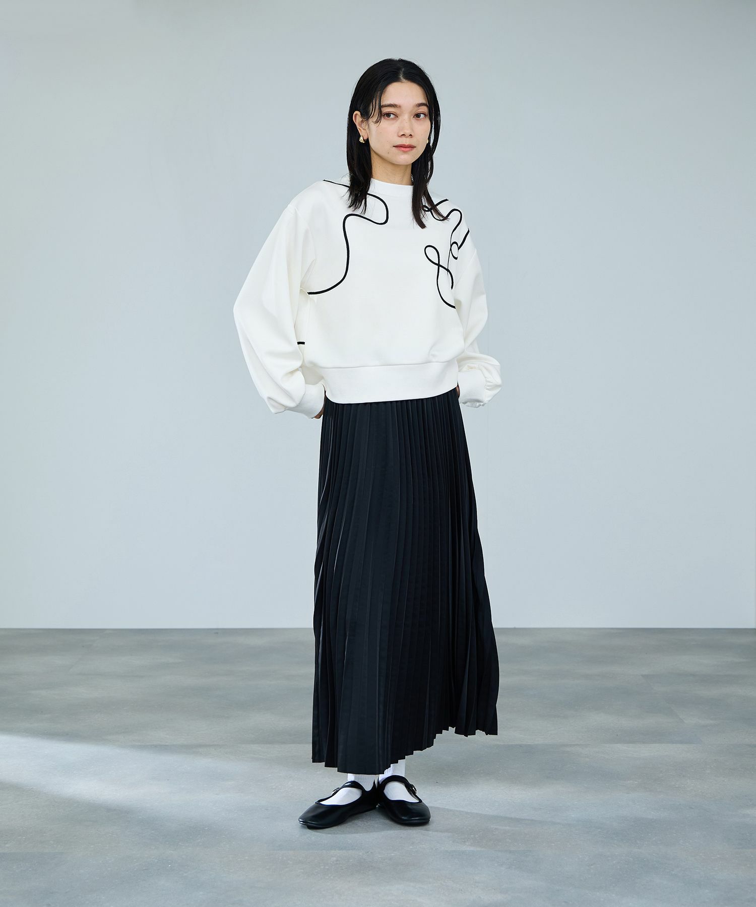 milli de l'air AIRier コードアートスウェット レディース