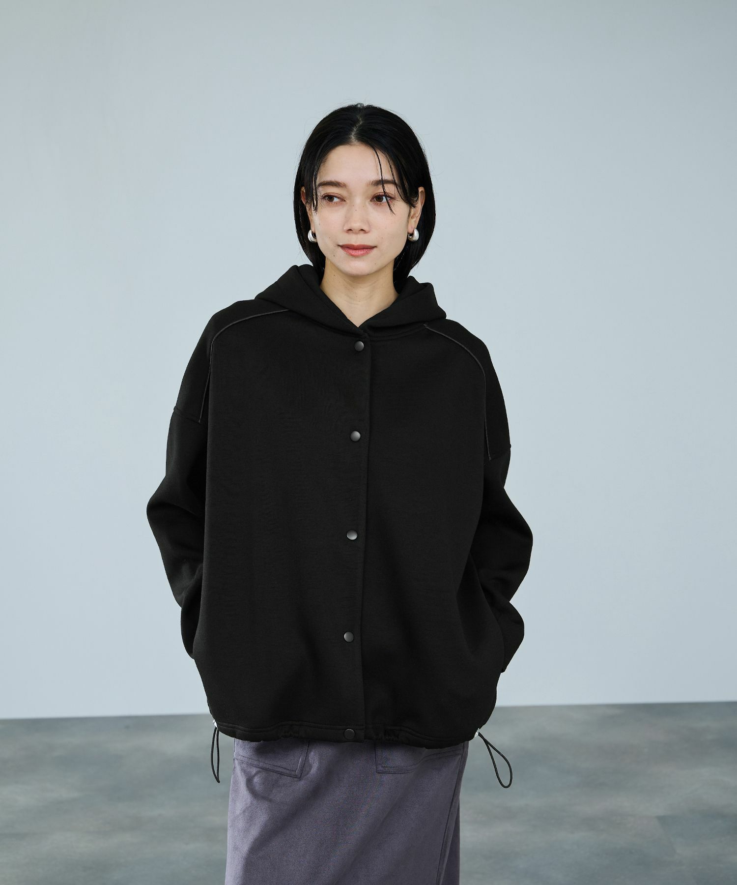 milli de l'air AIRier オーバーパーカー レディース