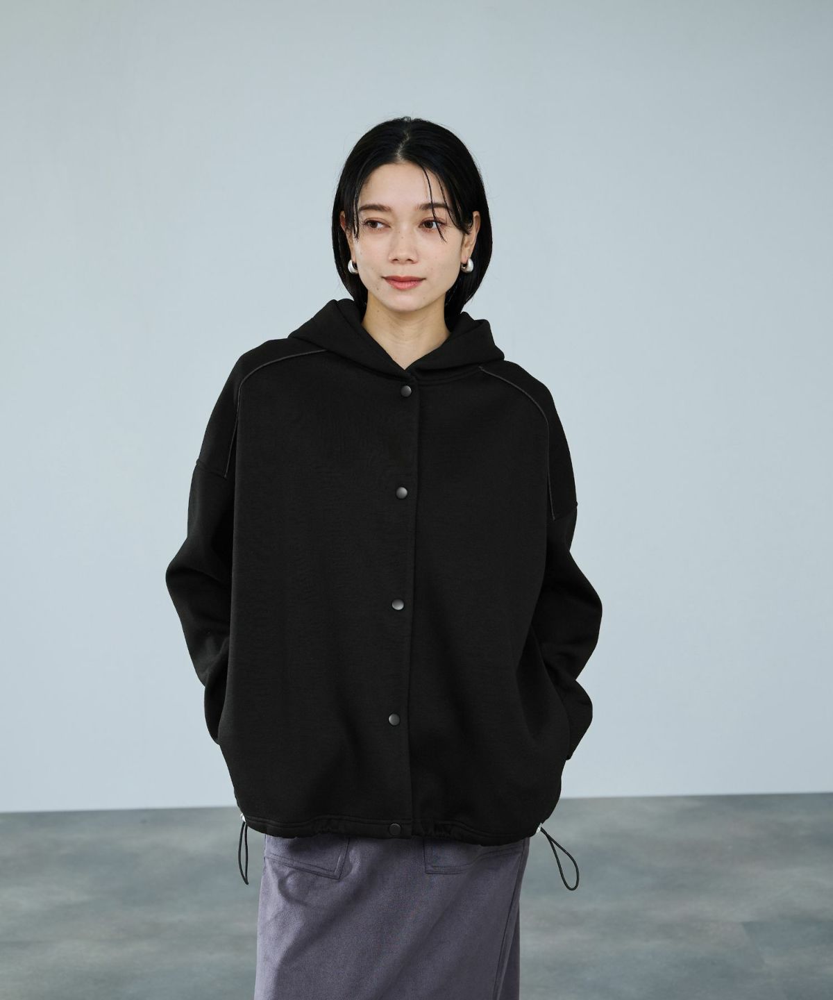 milli de l'air AIRier オーバーパーカー レディース