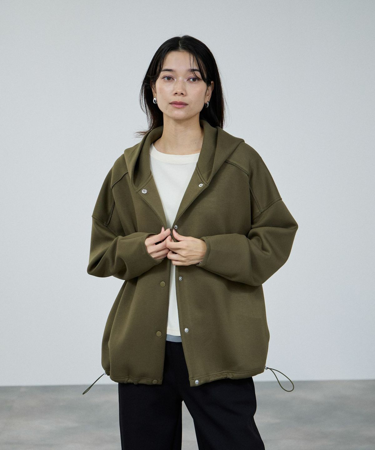 milli de l'air AIRier オーバーパーカー レディース