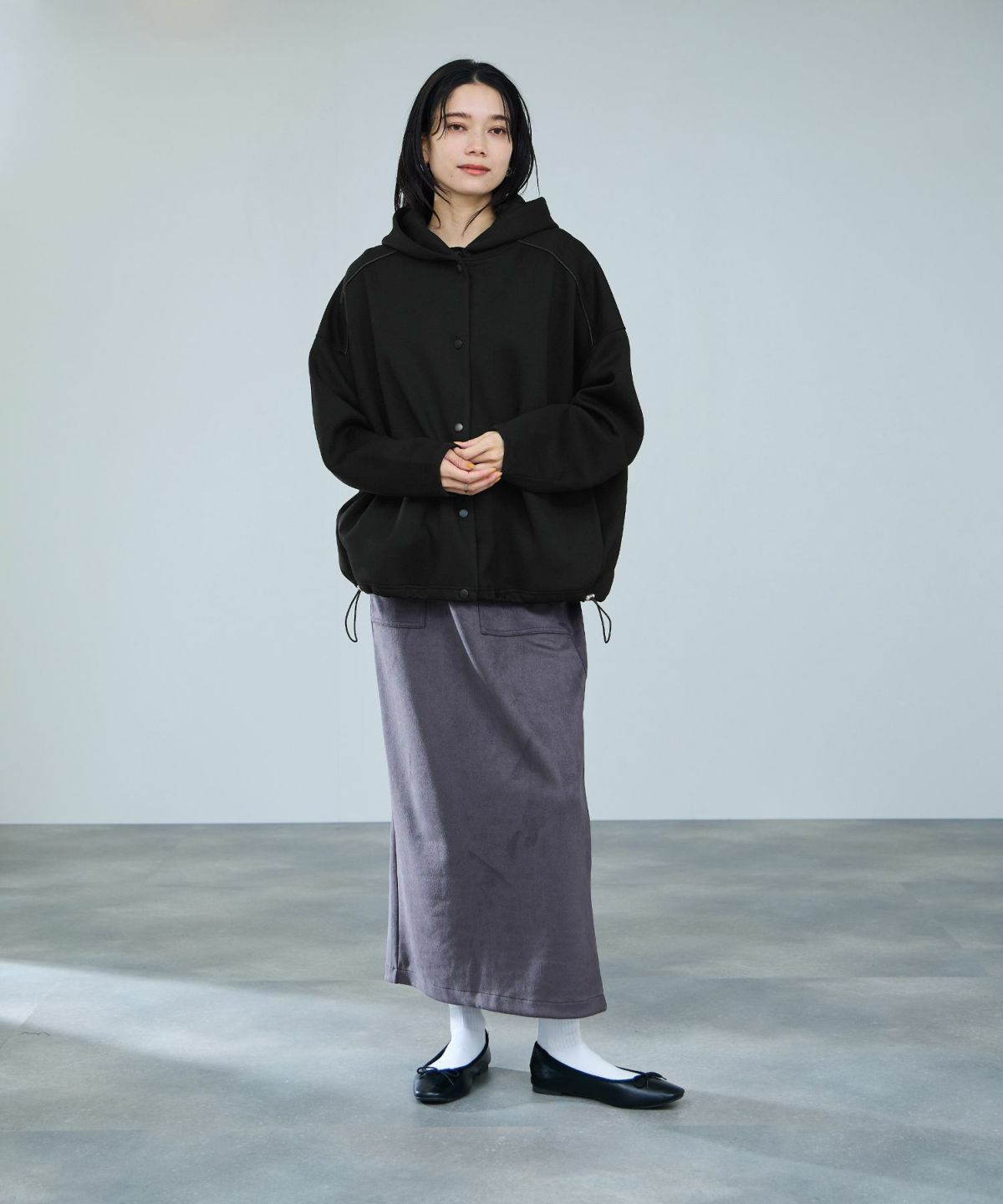 milli de l'air AIRier オーバーパーカー レディース