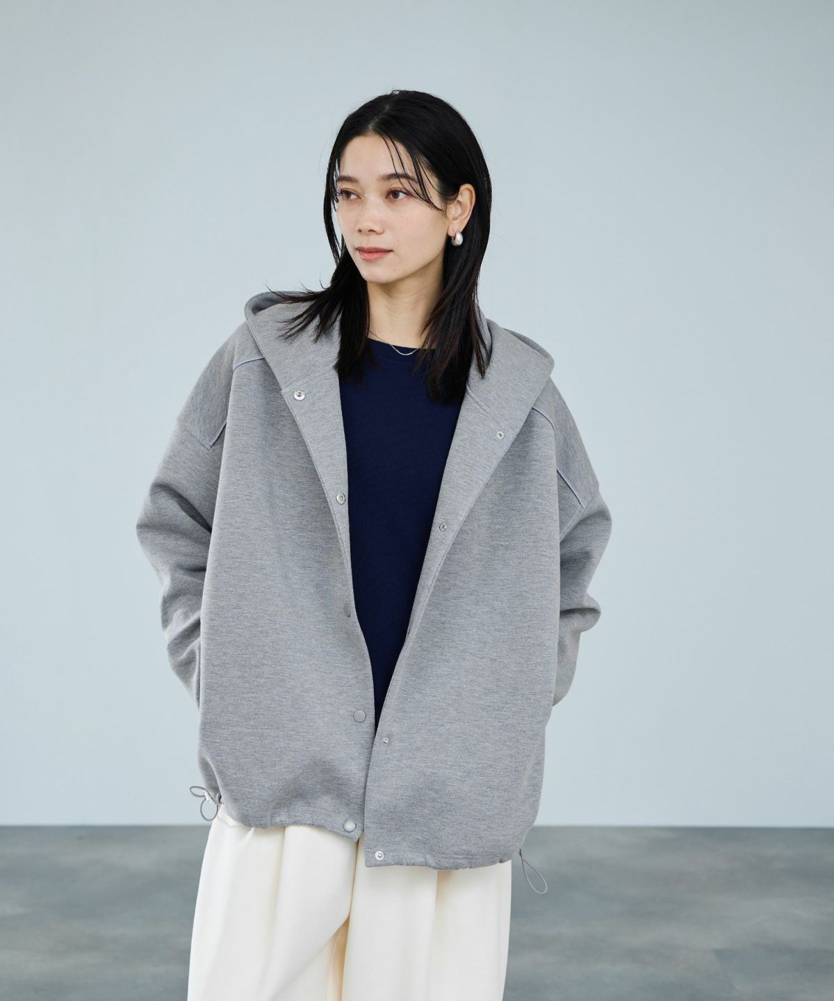 milli de l'air AIRier オーバーパーカー レディース