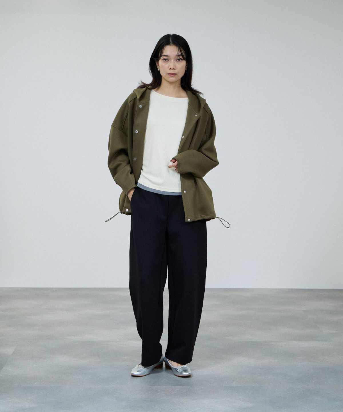 milli de l'air AIRier オーバーパーカー レディース