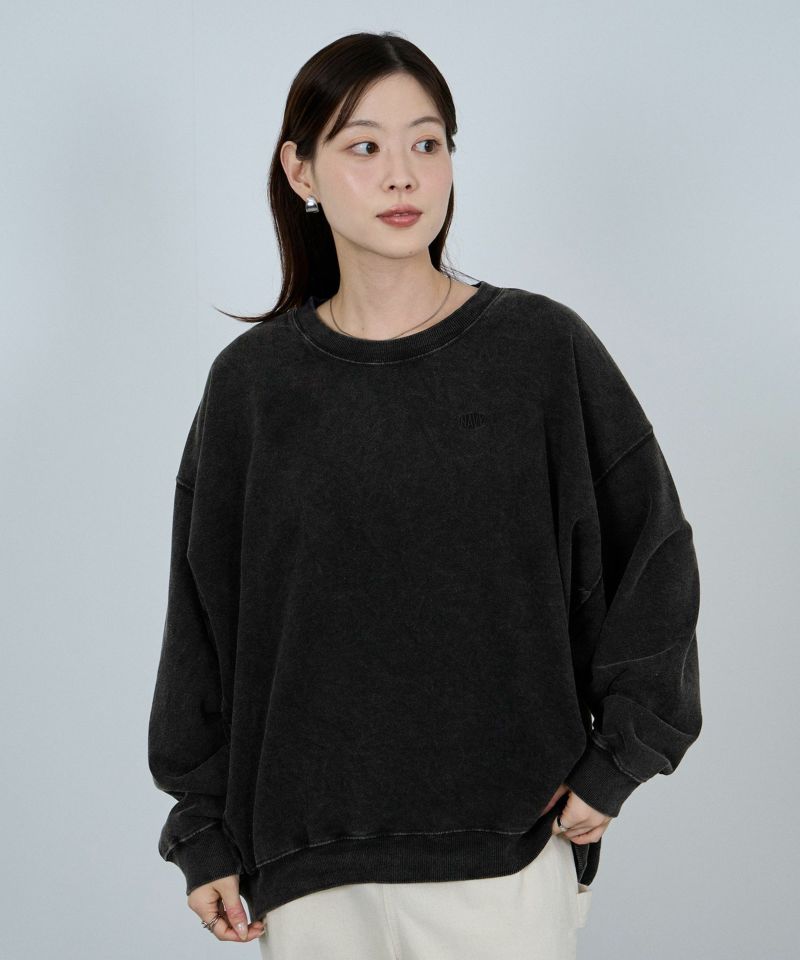 [値下げ]nAvy  ヘビーウェイト裏毛アシッド加工スウェット レディース商品画像-13