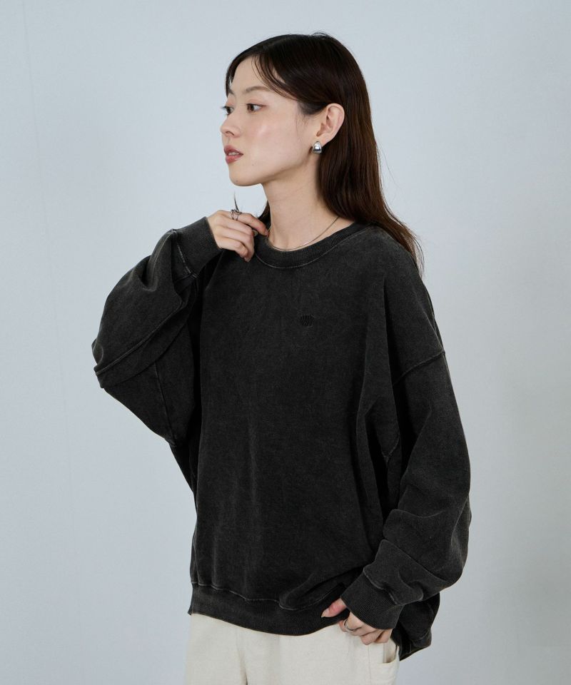 [値下げ]nAvy  ヘビーウェイト裏毛アシッド加工スウェット レディース商品画像-14