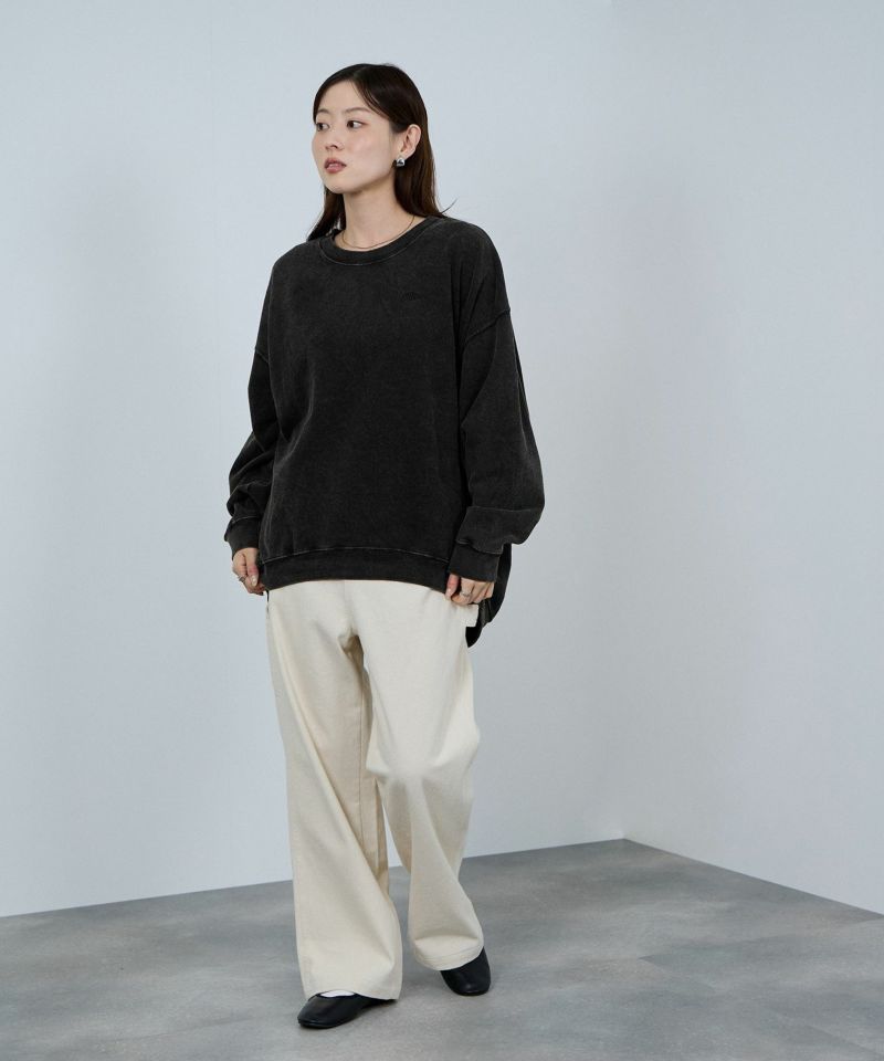 nAvy  ヘビーウェイト裏毛アシッド加工スウェット レディース商品画像-18