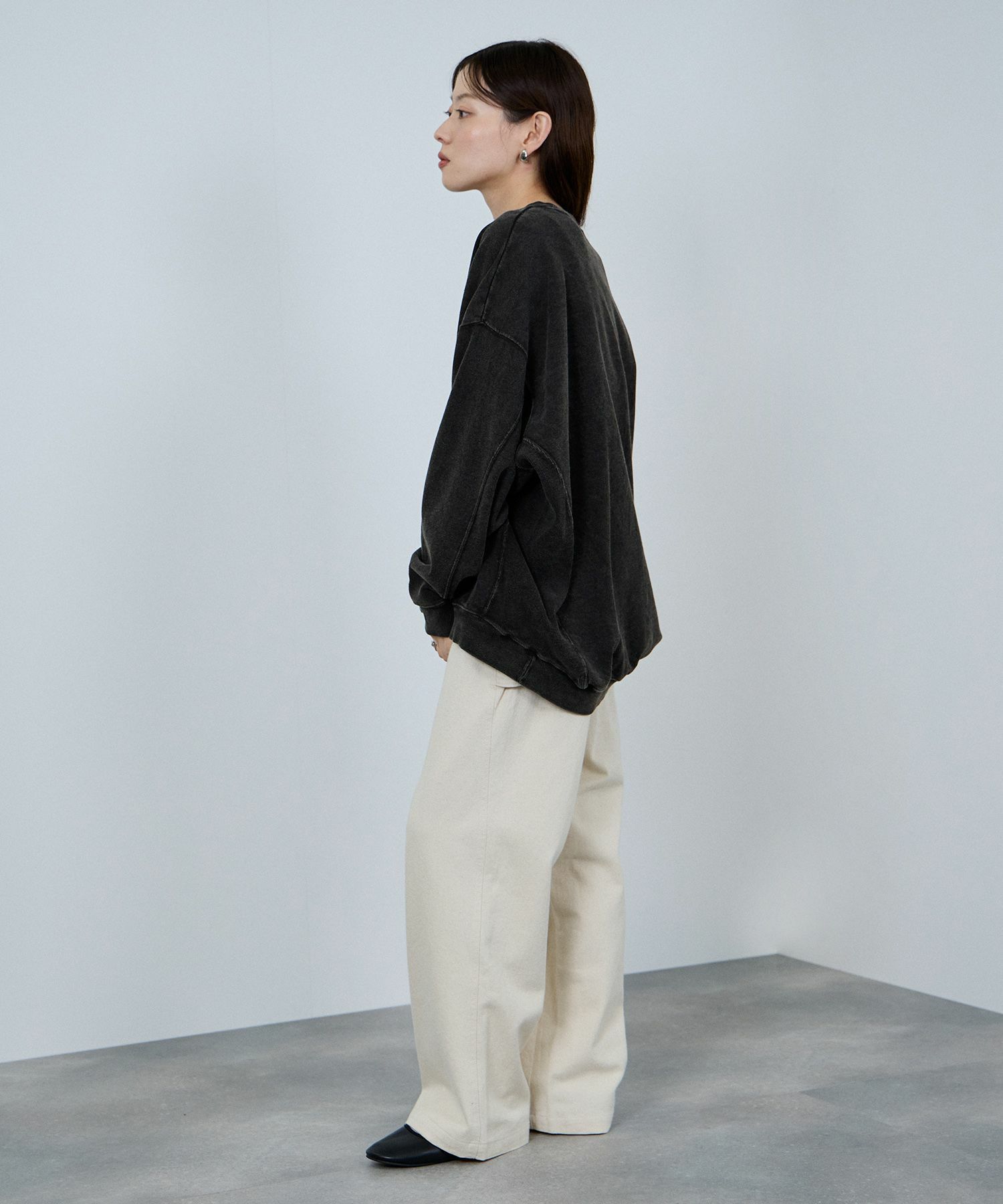 nAvy  ヘビーウェイト裏毛アシッド加工スウェット レディース商品サムネイル-19