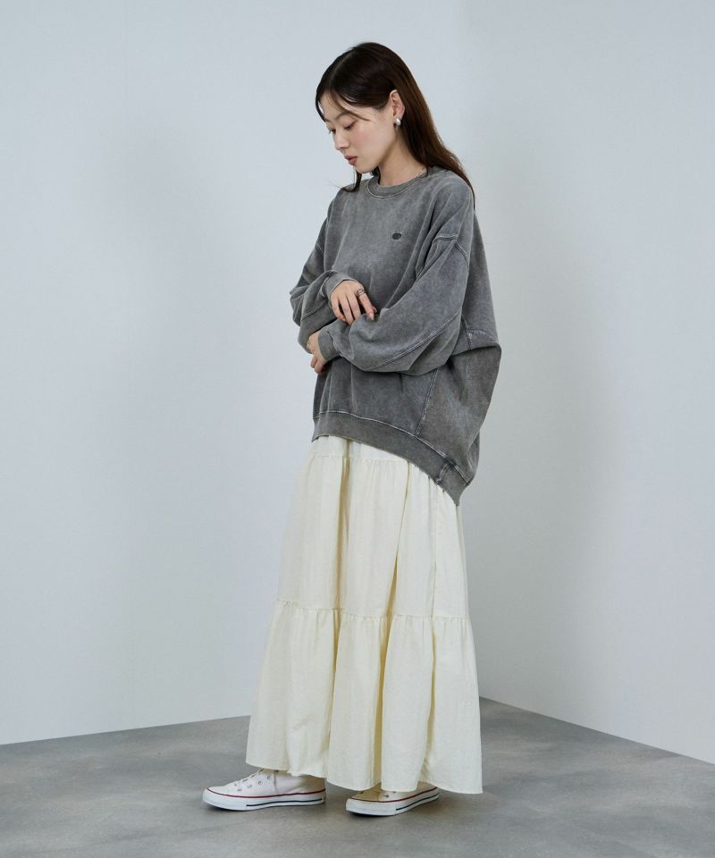 [値下げ]nAvy  ヘビーウェイト裏毛アシッド加工スウェット レディース商品画像-24